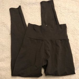 Olive green leggings